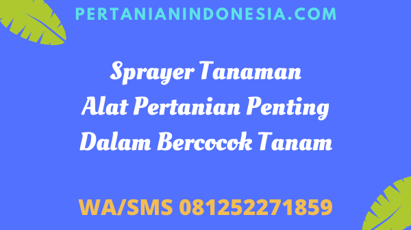 Sprayer Tanaman Alat Pertanian Penting Dalam Bercocok Tanam
